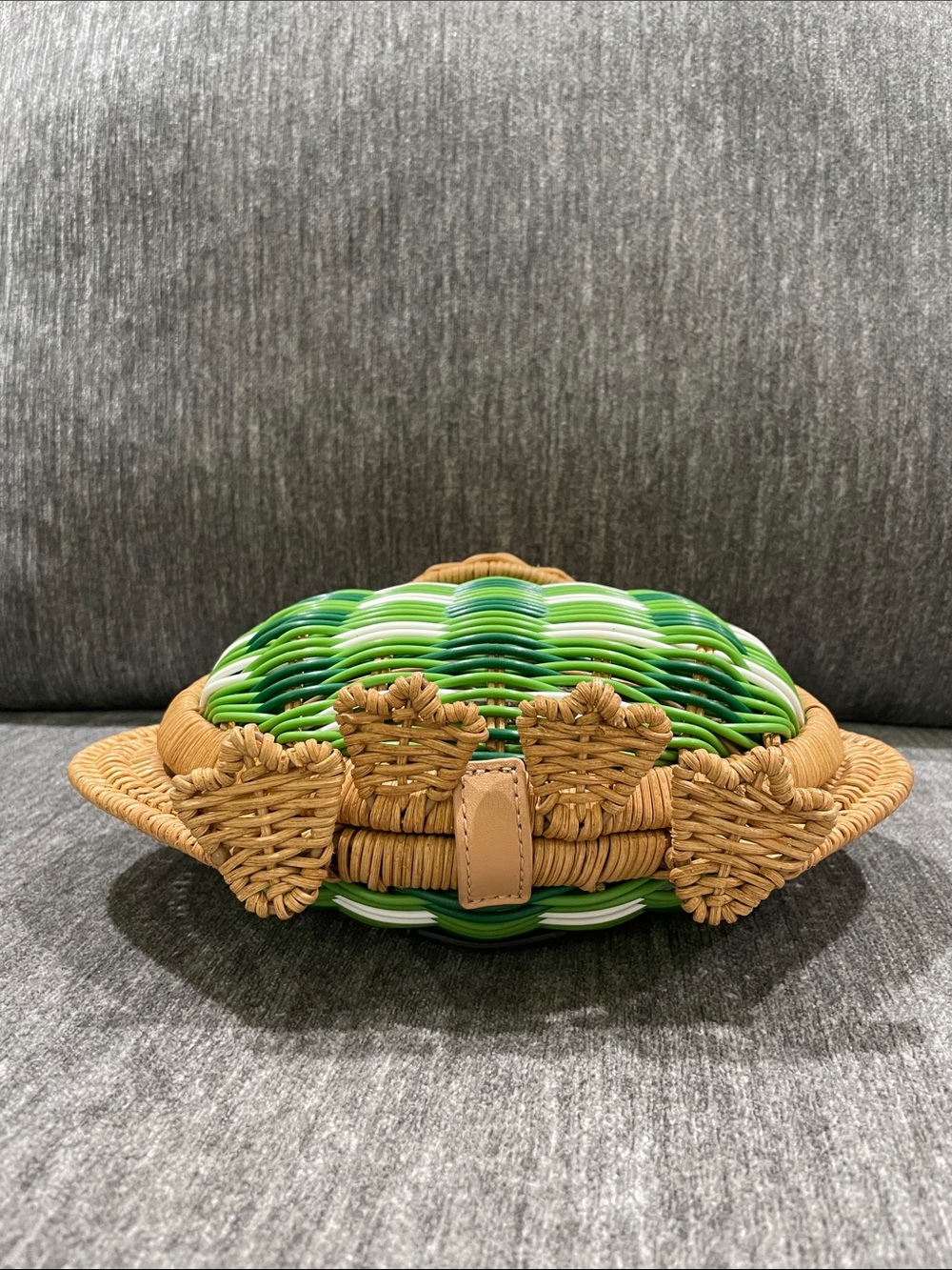 Kate Spade Hoppkins Wicker Frog Crossbody Limited Edition - Picture 14 of 16